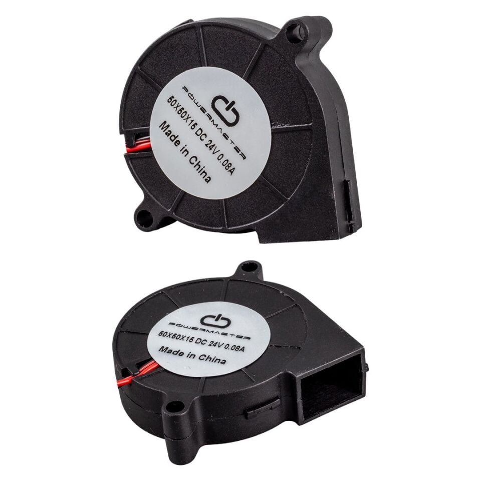 Powermaster IC-217A 50x50x15Mm DC 24 Volt 0.08 Salyangoz Fan
