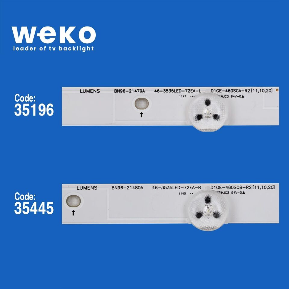 Wkset-5141 35196X6 35445X6 46-3535Led-72Ea 12 Adet Led Bar