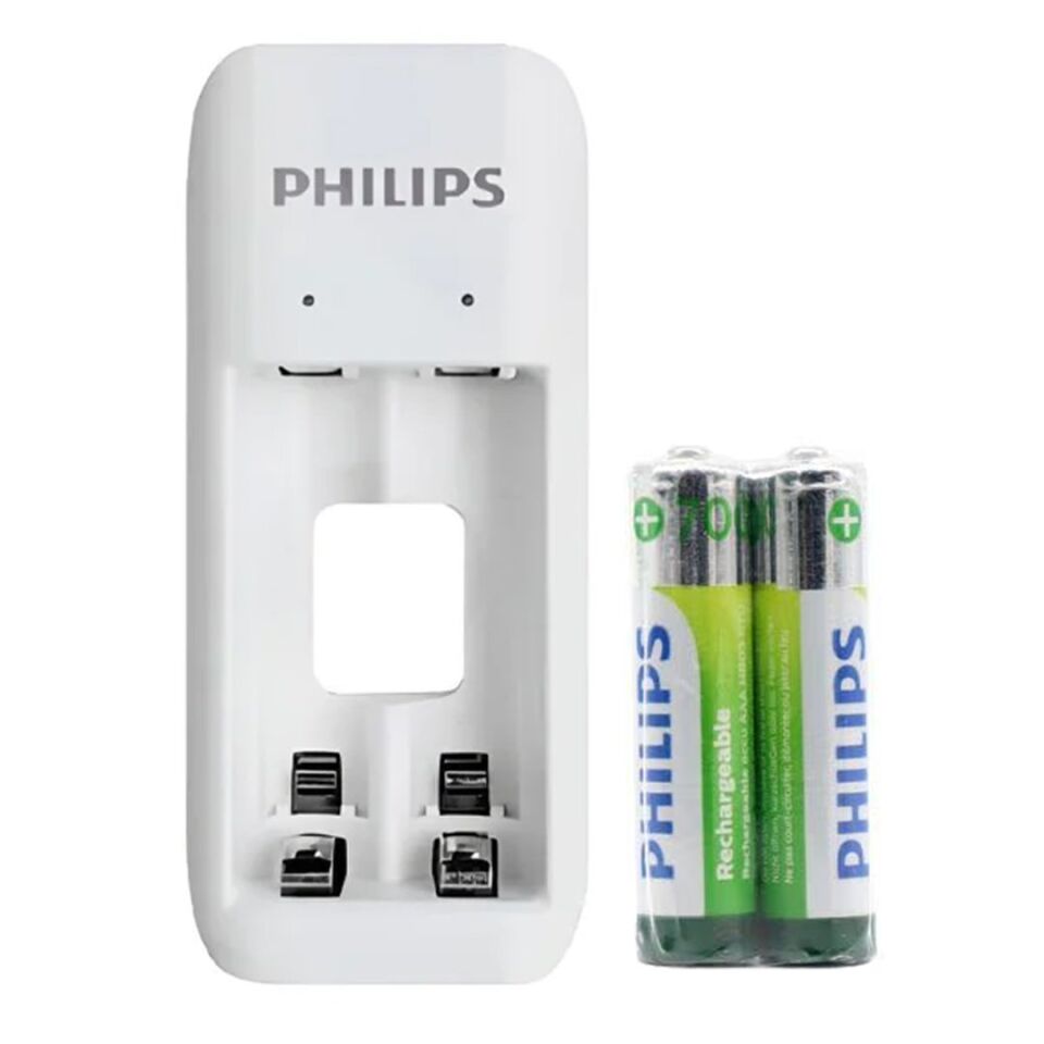 Philips SCB2070NB/00 2'li 700 mAh AAA Pilli Pil Şarj Cihazı
