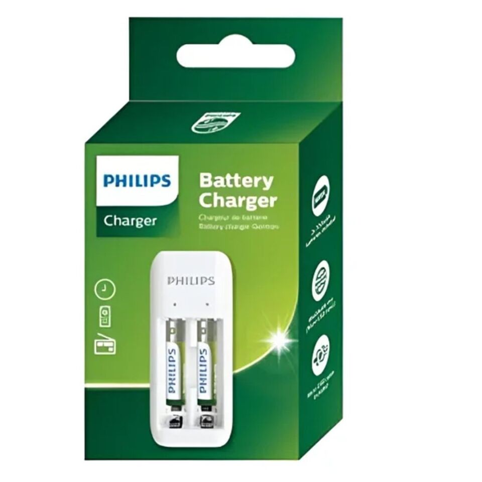 Philips SCB2070NB/00 2'li 700 mAh AAA Pilli Pil Şarj Cihazı