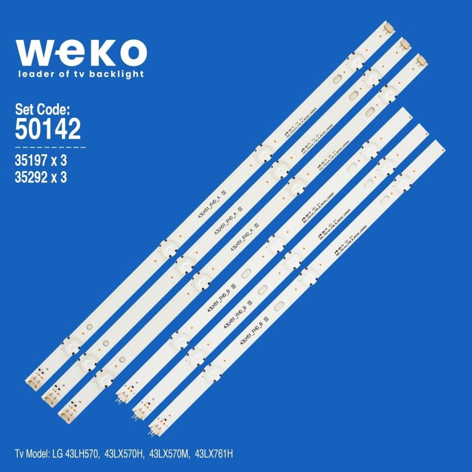 Wkset-5142 35197X3 35292X3 Ssc_43Inch_Fhd 6 Adet Led Bar