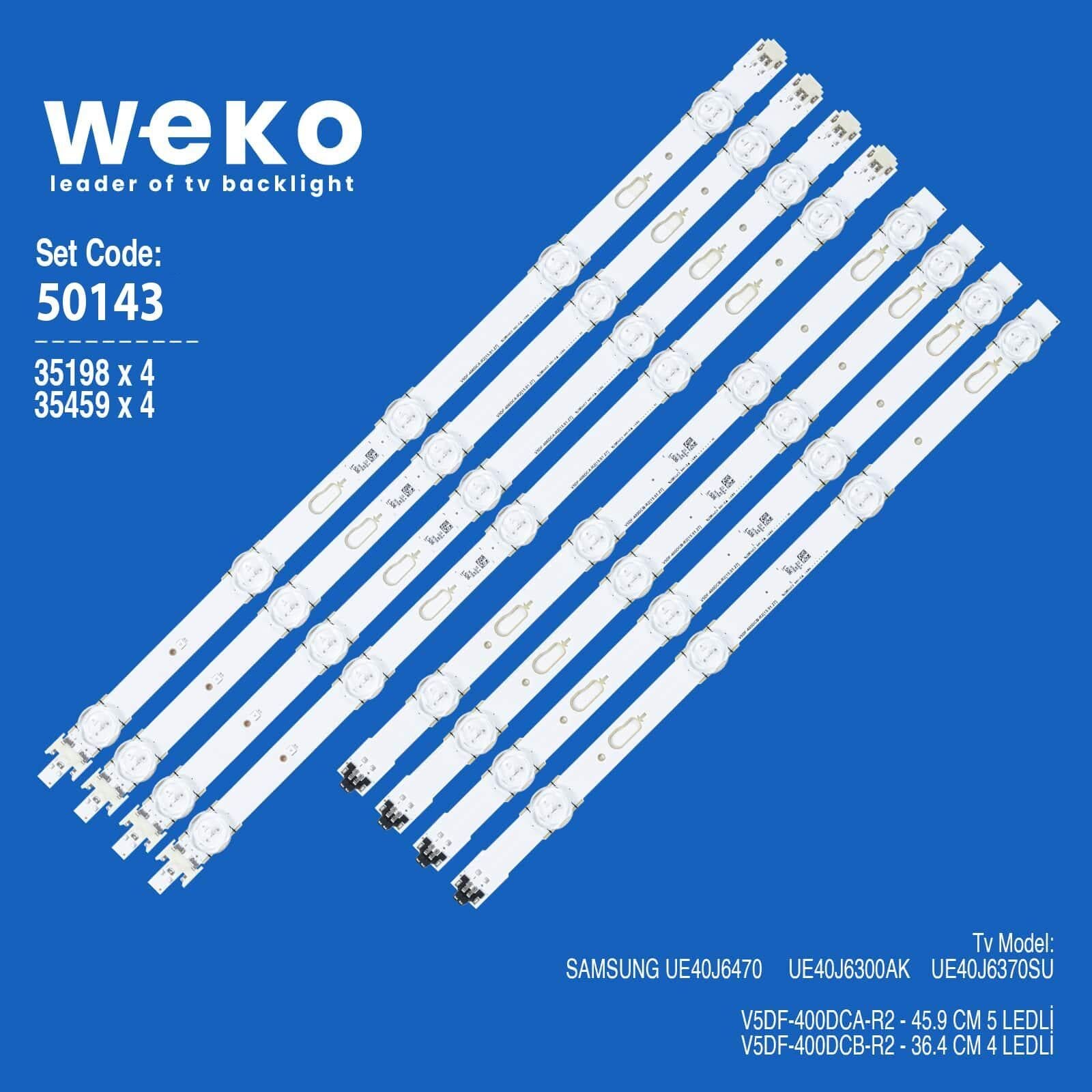 Wkset-5143 35198X4 35459X4 V5df-400D 8 Adet Led Bar