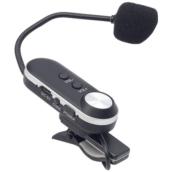 Magicvoice MV-1309E Şarjlı Kablosuz Volume Kontrol Yaka Mikrofonu