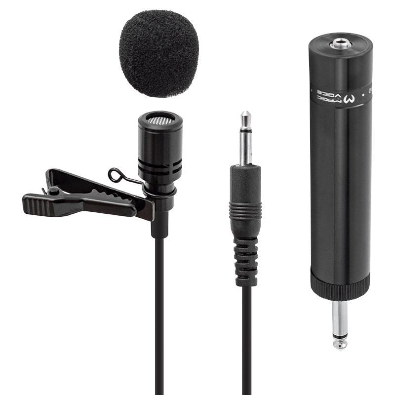 Magicvoice MV-390 Çantalı 5 Metre Kablolu Hassas Yaka Mikrofonu