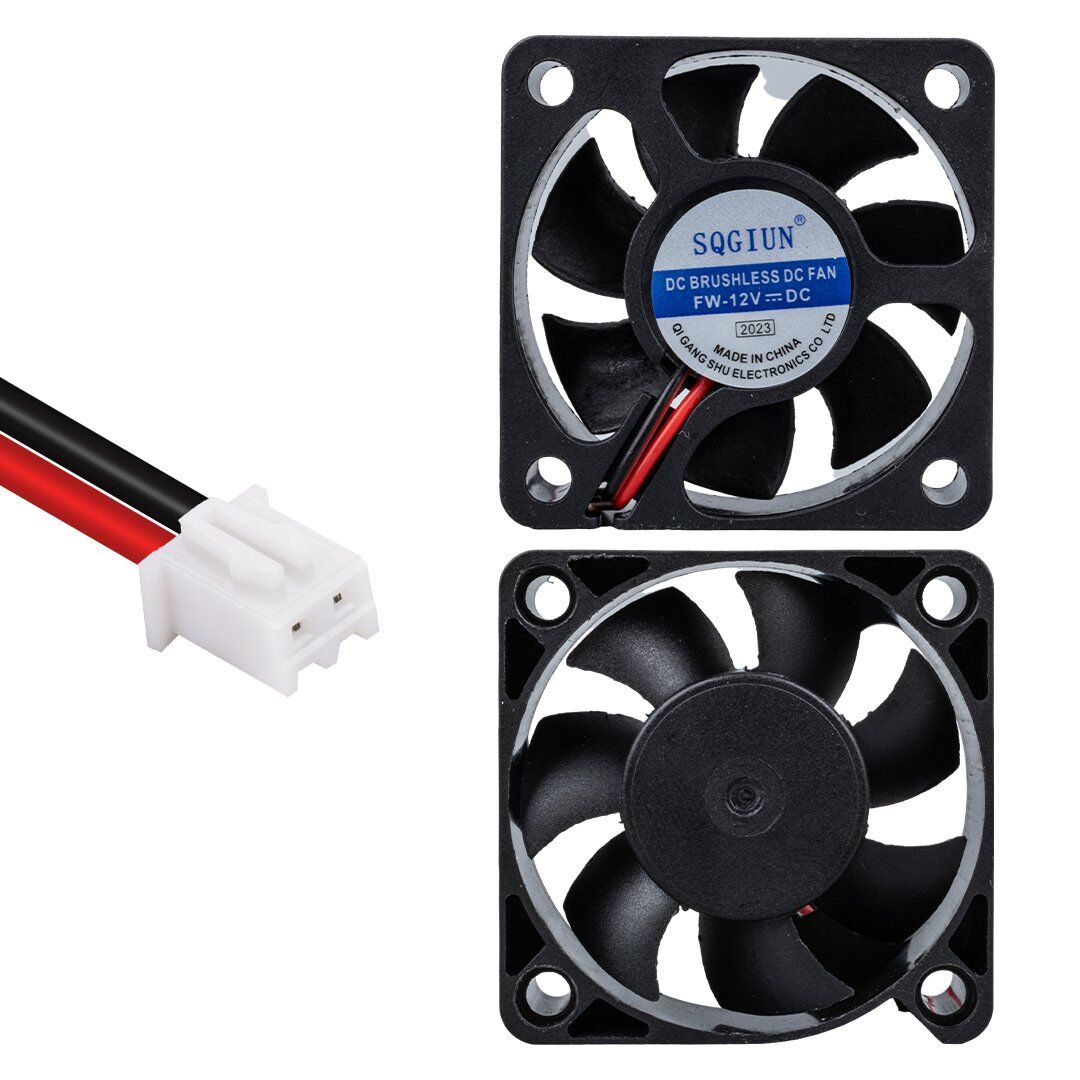Powermaster IC-216 2P Kablolu 50X50X15 Mm 12 Volt Fırçasız DC Kasa Fanı