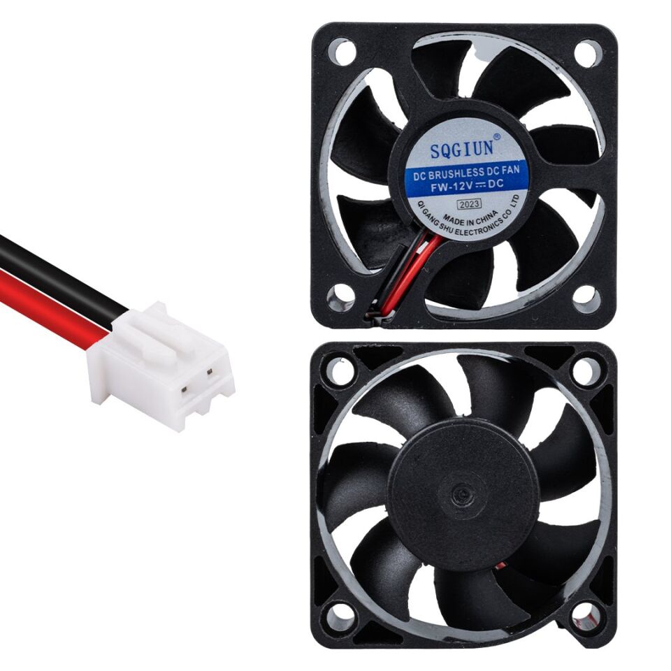 Powermaster IC-216 2P Kablolu 50X50X15 Mm 12 Volt Fırçasız DC Kasa Fanı