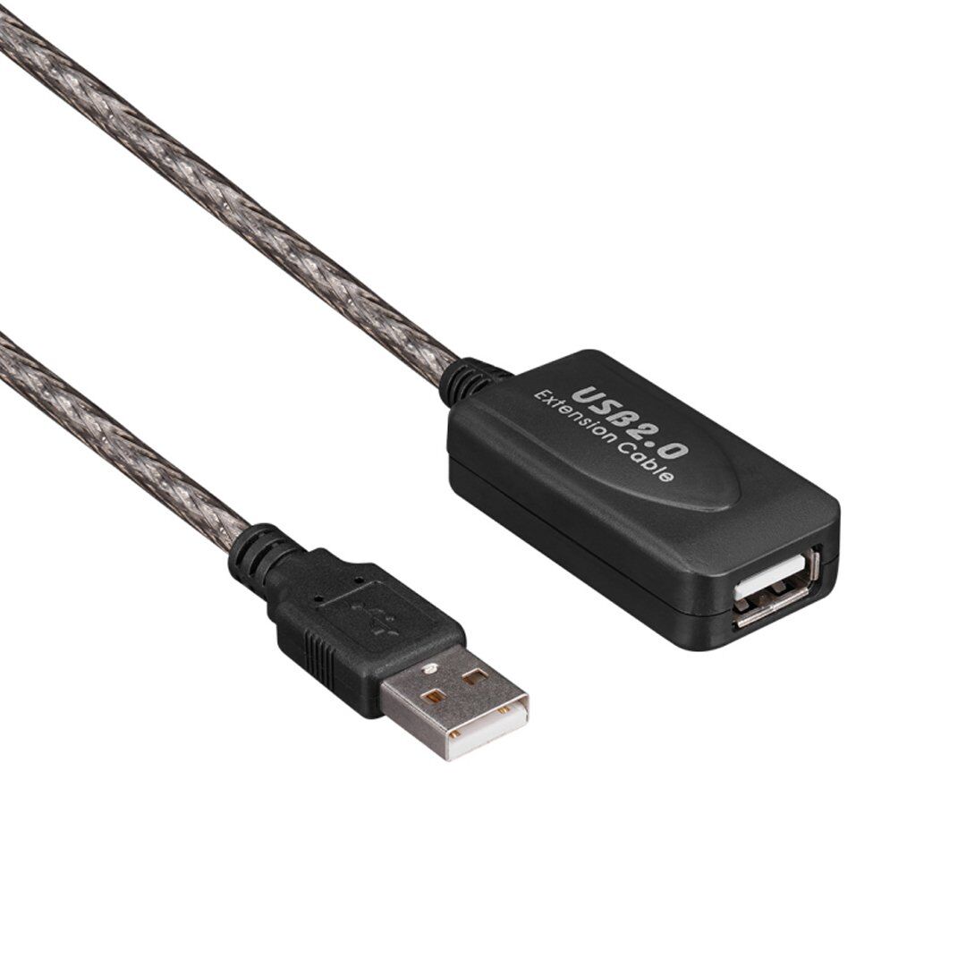 S-Link SL-UE130 USB 2.0 Şeffaf 10 Metre USB Uzatma Kablosu