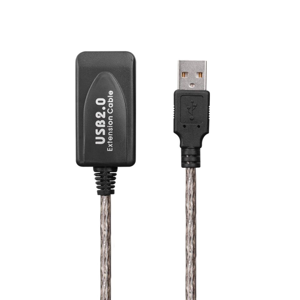 S-Link SL-UE130 USB 2.0 Şeffaf 10 Metre USB Uzatma Kablosu