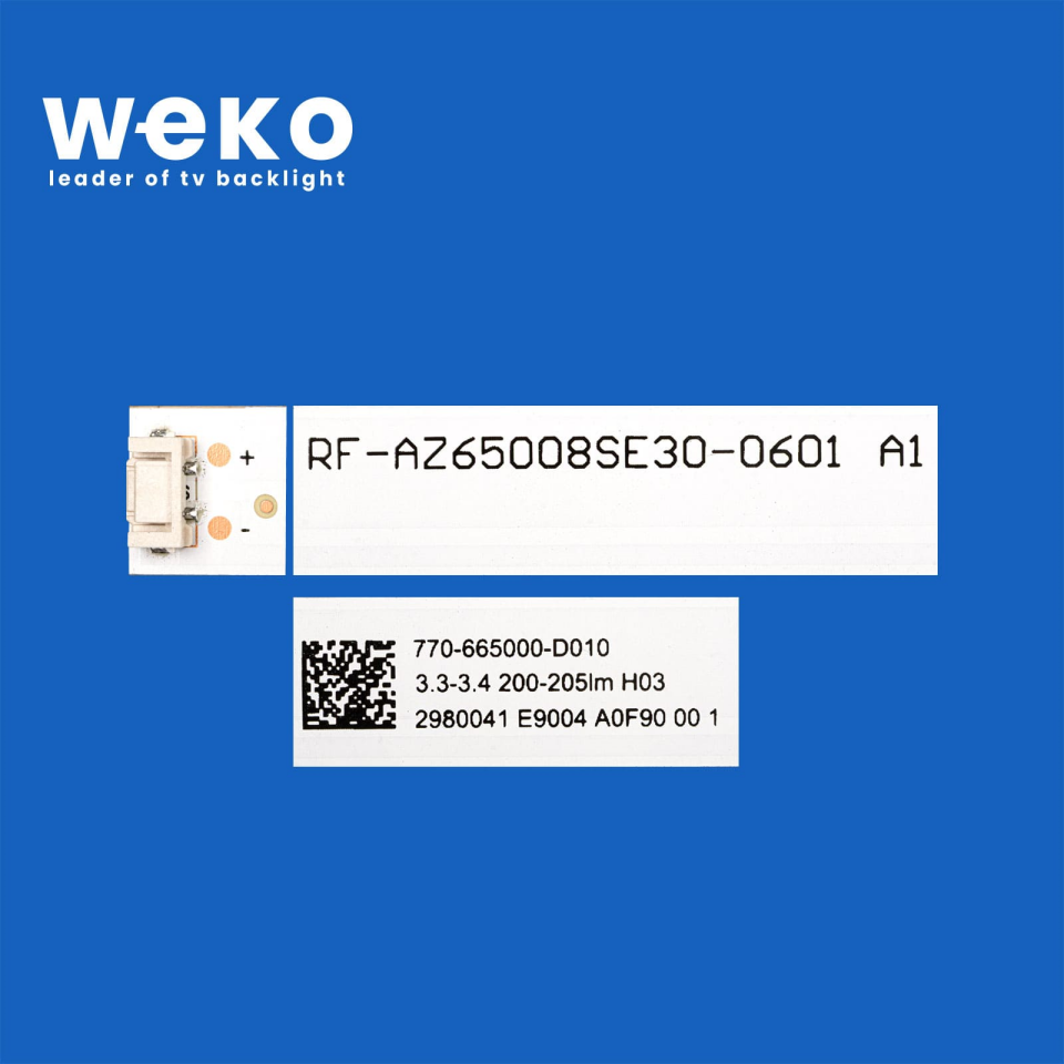 WKSET-6844 RF-AZ65008SE30-0601-A1 3V 60.2 CM 6 LEDLİ (12 ADET LED BAR)