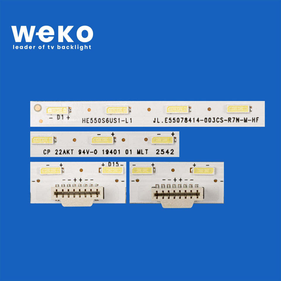 WKSET-6848 JL.E55078414-003CS-R7N-M 6V 59.8CM 56LEDLİ (2 ADET LED BAR) BEYAZ IŞIK