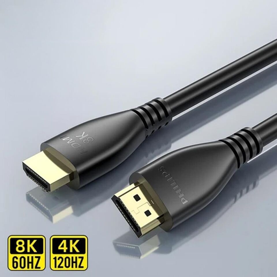 Philips 5 Metre 8K-60HZ 4K-120HZ V2.1 HDMI Görüntü Kablosu