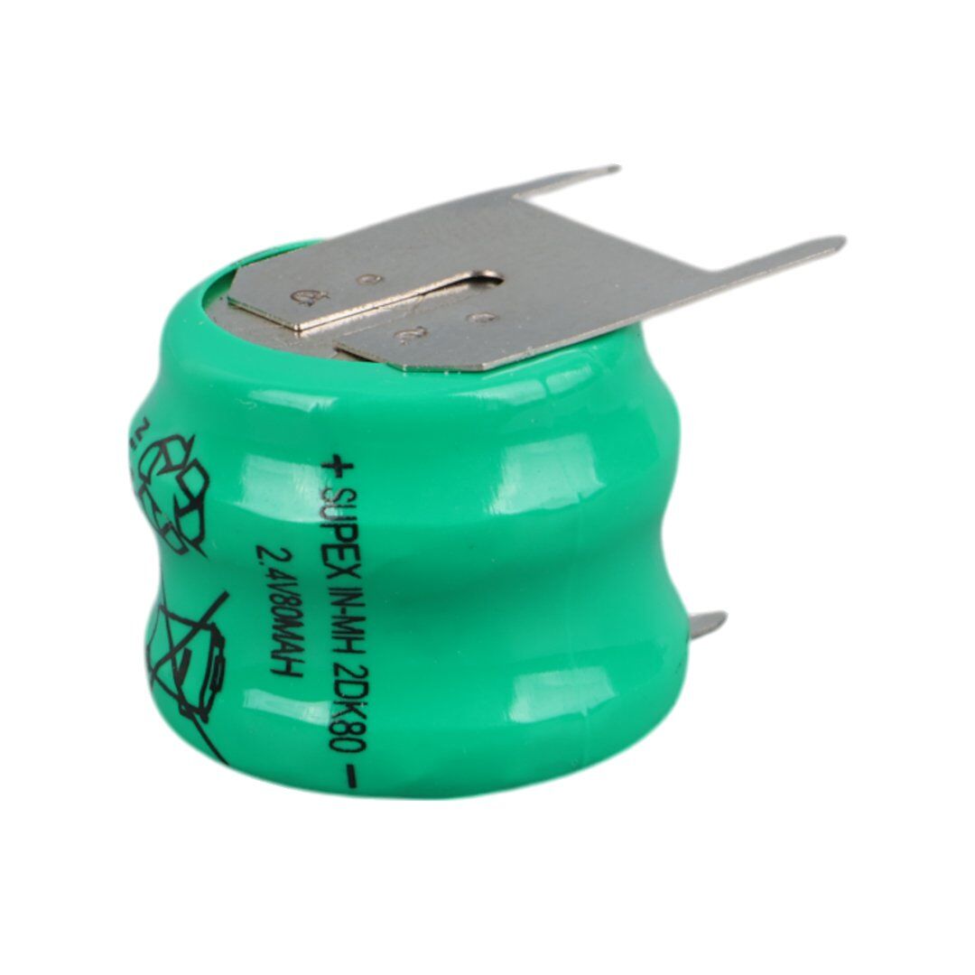 Supex 2DK80 2.4 Volt 80 mAh Hafıza Bios Pili