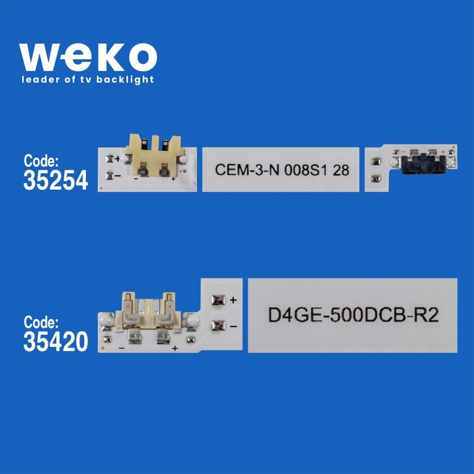 Wkset-5149 35254X6 35420X6 D4ge-500D 12 Adet Led Bar