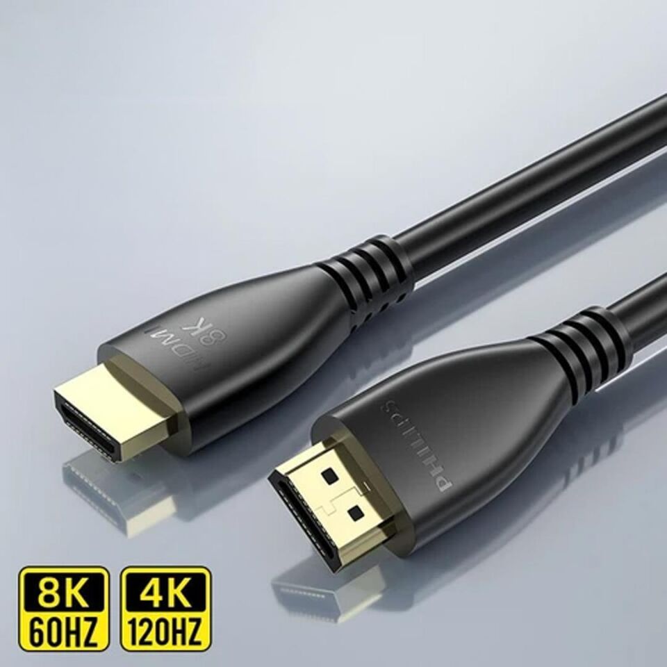 Philips 1 Metre 8K-60HZ 4K-120HZ V2.1 HDMI Görüntü Kablosu