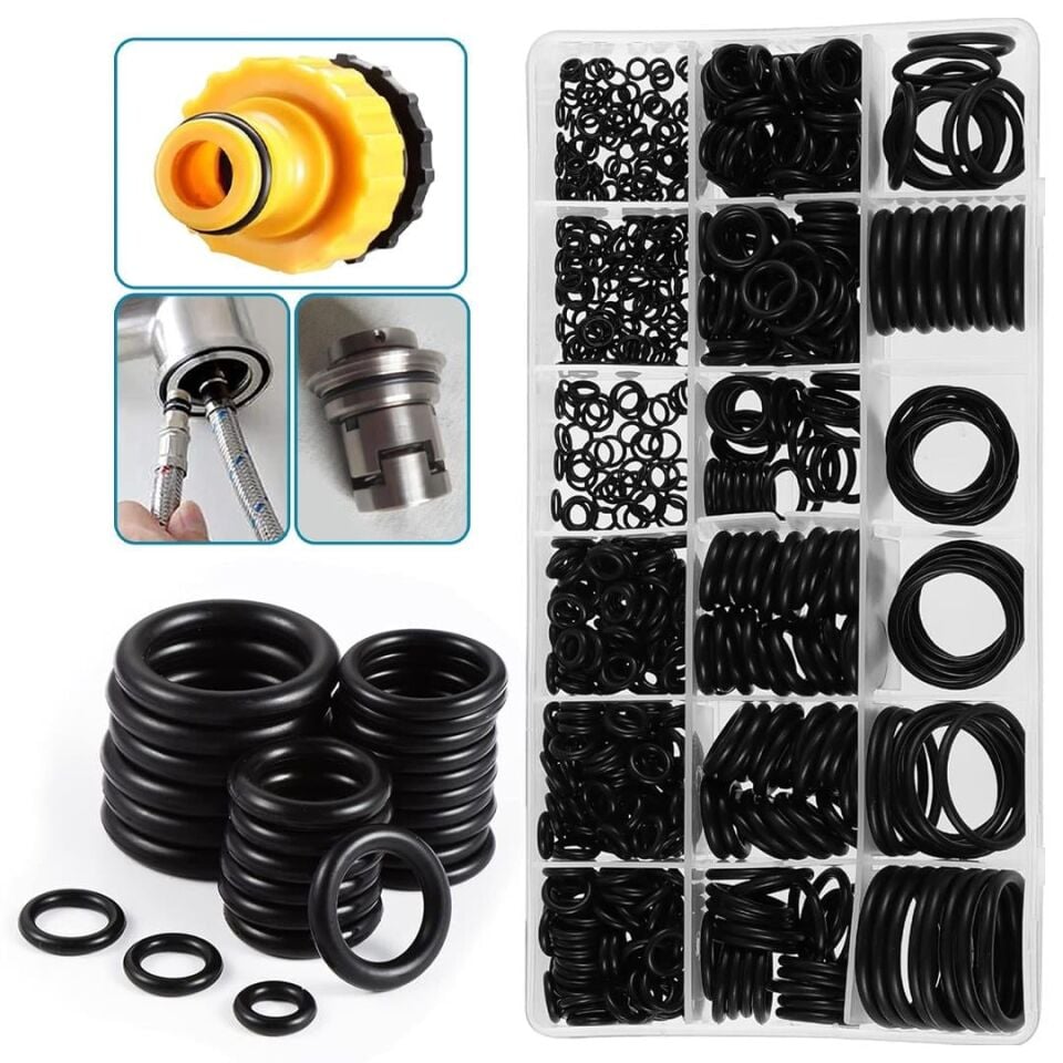 Powermaster PM-28533 Su Geçirmez NBR Nitril Kauçuk Halka Conta Seti