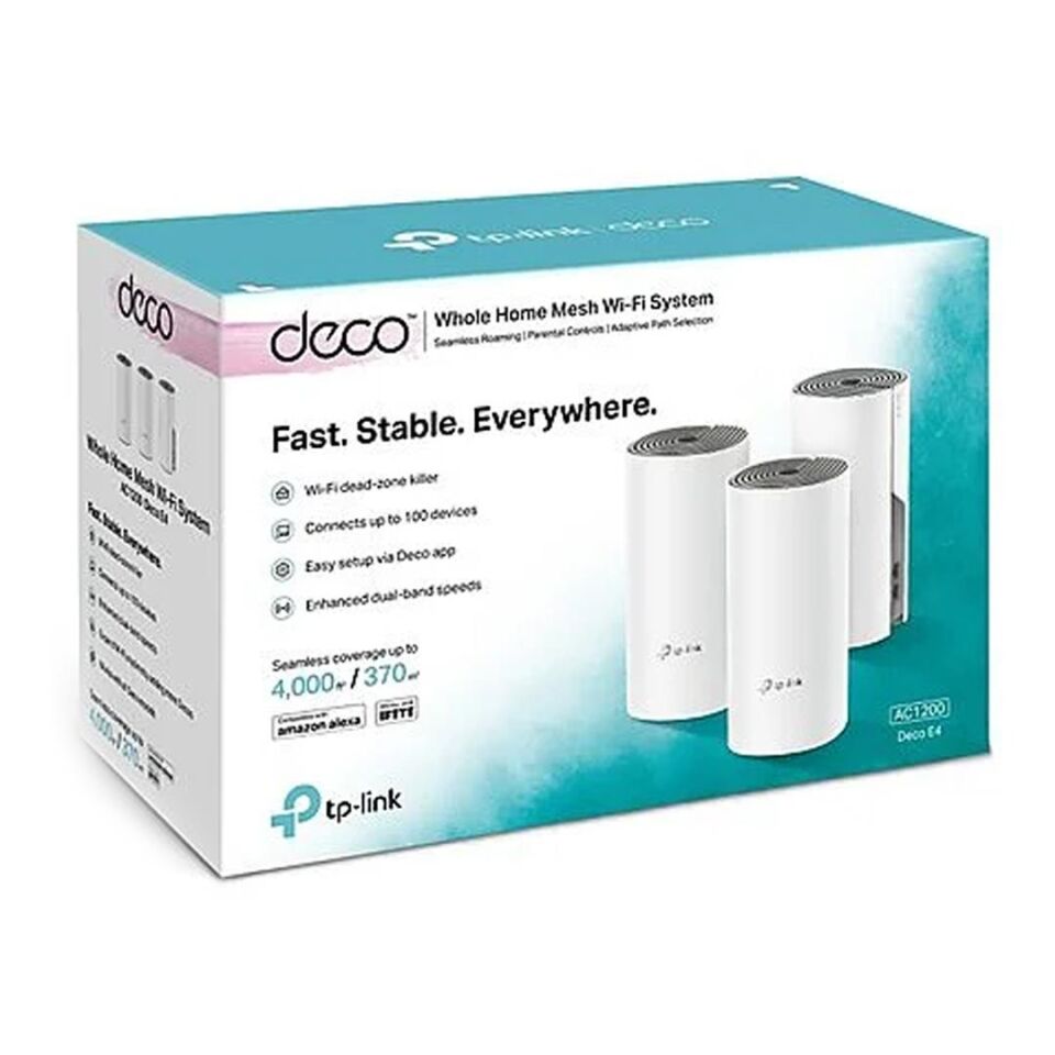 TP-Link AC1200 Deco E4 1200Mbps Mesh WIFI Sistemi