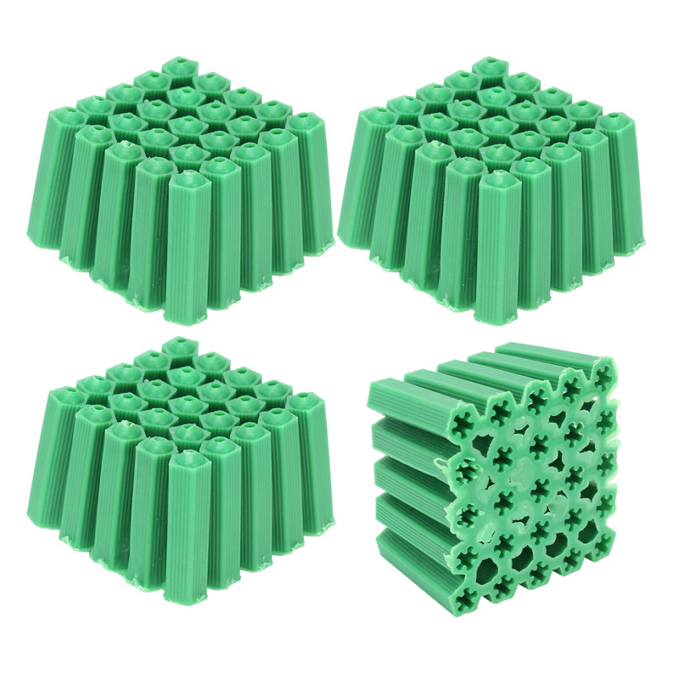 Sunup 6Mm Yeşil Plastik Dübel 500'Lü Ekonomik Paket