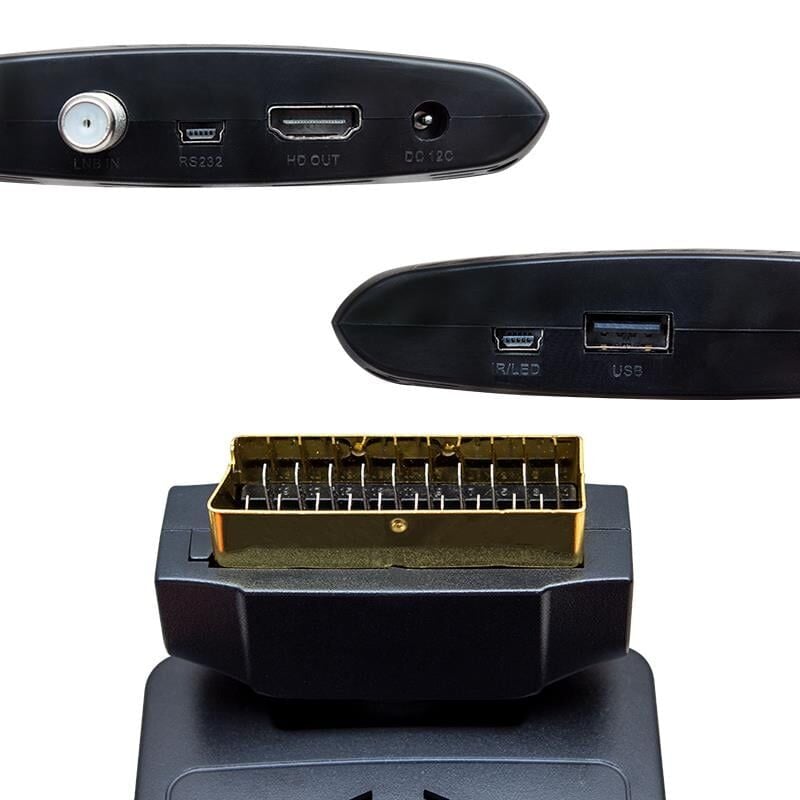 Botech Mini Scart + HDMI Girişli Mini HD Uydu Alıcısı