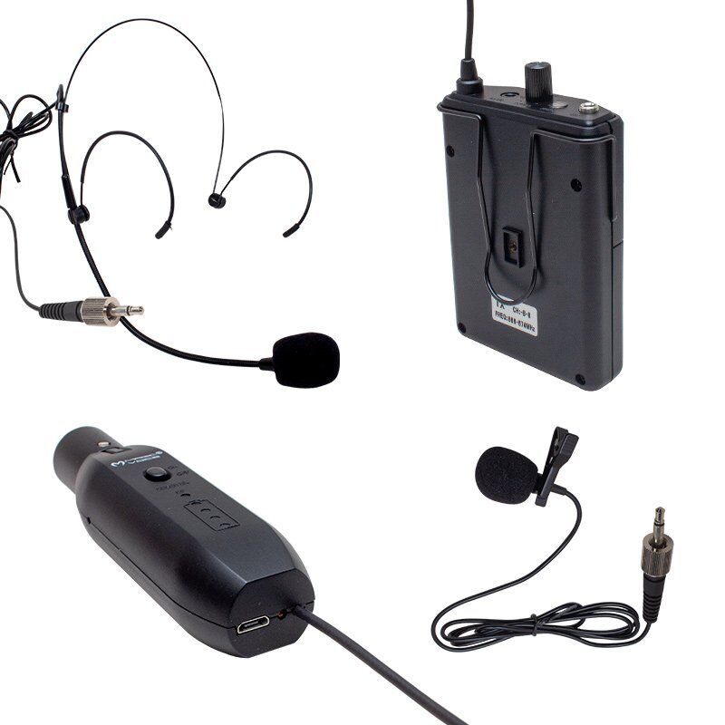Magicvoice Mv-19600 UHF Kablosuz Enstrüman Uyumlu İkili Mikrofon Set