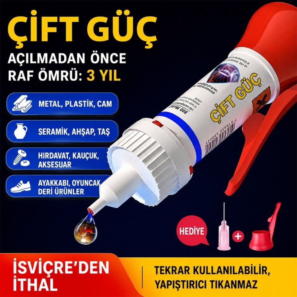 Powermaster PM-29676 Yağ Bazlı Jel Tipi Süper Hızlı Çok Amaçlı Güçlü Yapıştırıcı