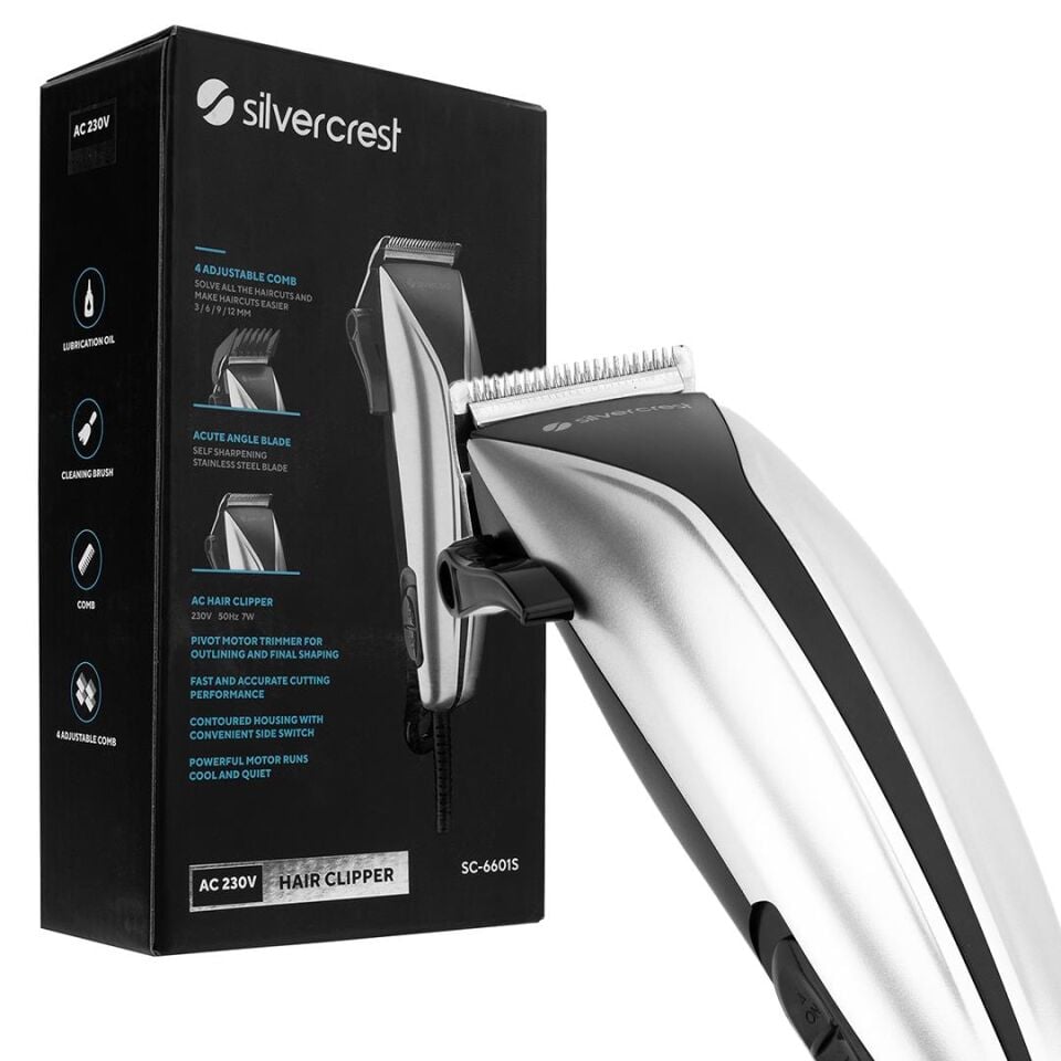 Silver Crest SC-6601S Sessiz Pivot Motor Tıraş Makinesi