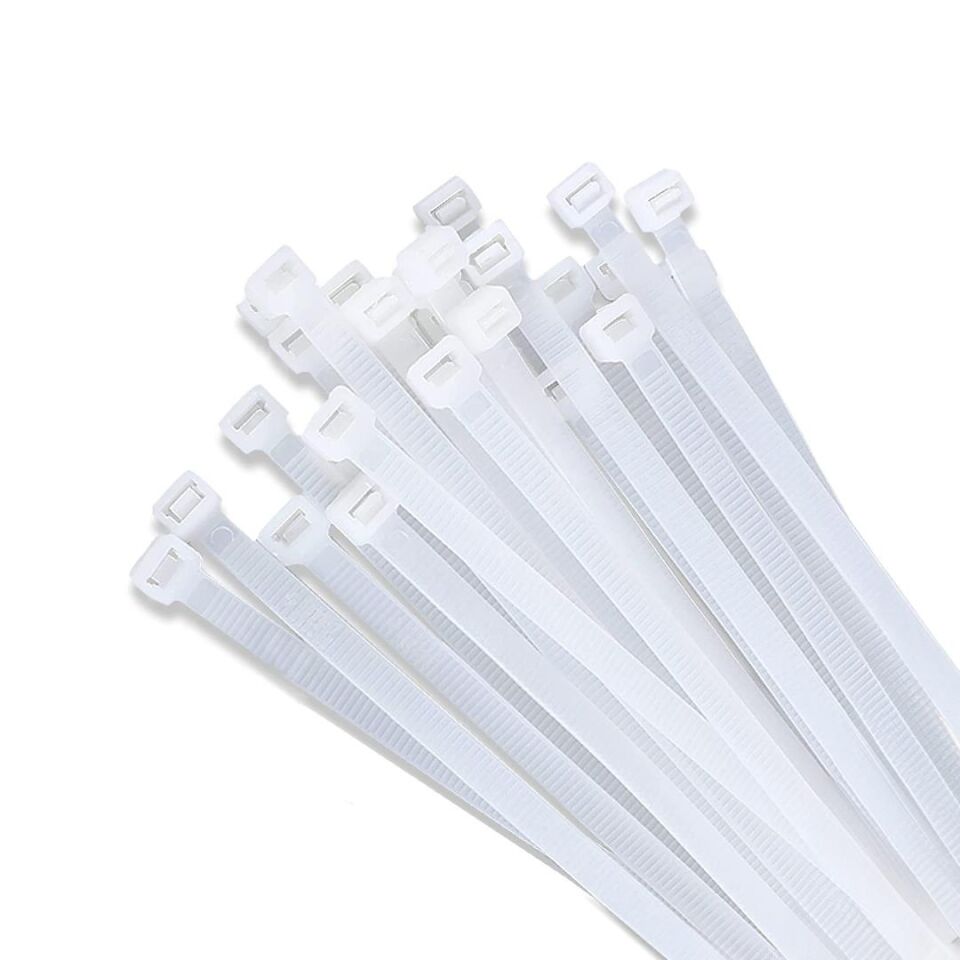 De-Pa 2.5X200mm (20 Cm) Beyaz Kablo Bağı 100'Lü Paket
