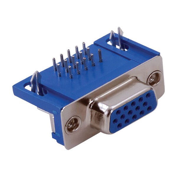 Powermaster 15 Pin Dişi D-Sub Şase L Tip
