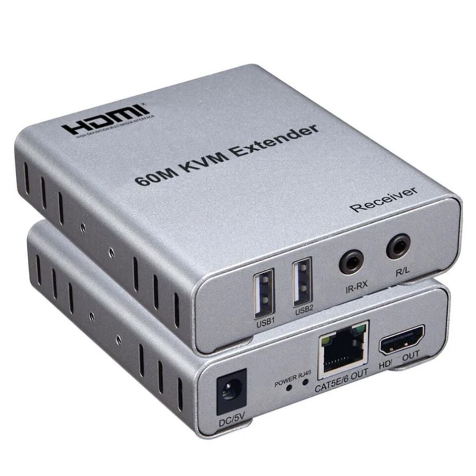 Fully H-608L 4K UHD 60 Metre KVM Switch HDMI Extender