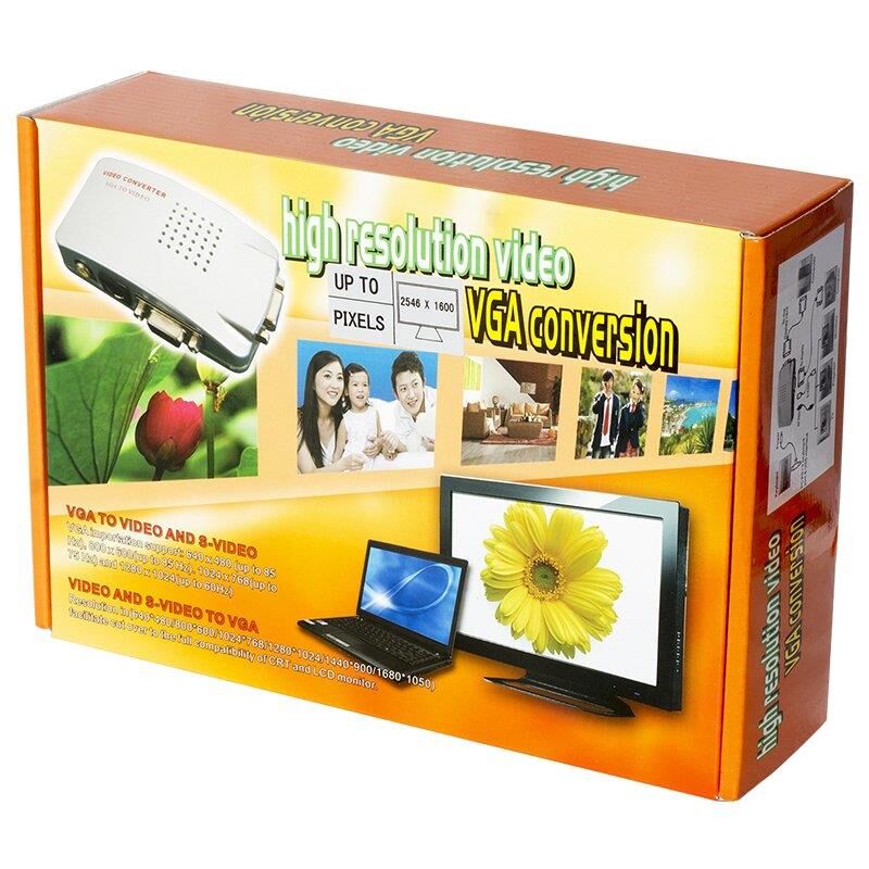 Powermaster VGA'dan BNC S-Video VGA'ya Görüntü Dönüştürücü