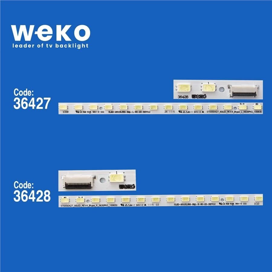 Wkset-5419 36427X1 36428X1 Sts550a27_60Led_Rev.4 2 Adet Led Bar (60Led)