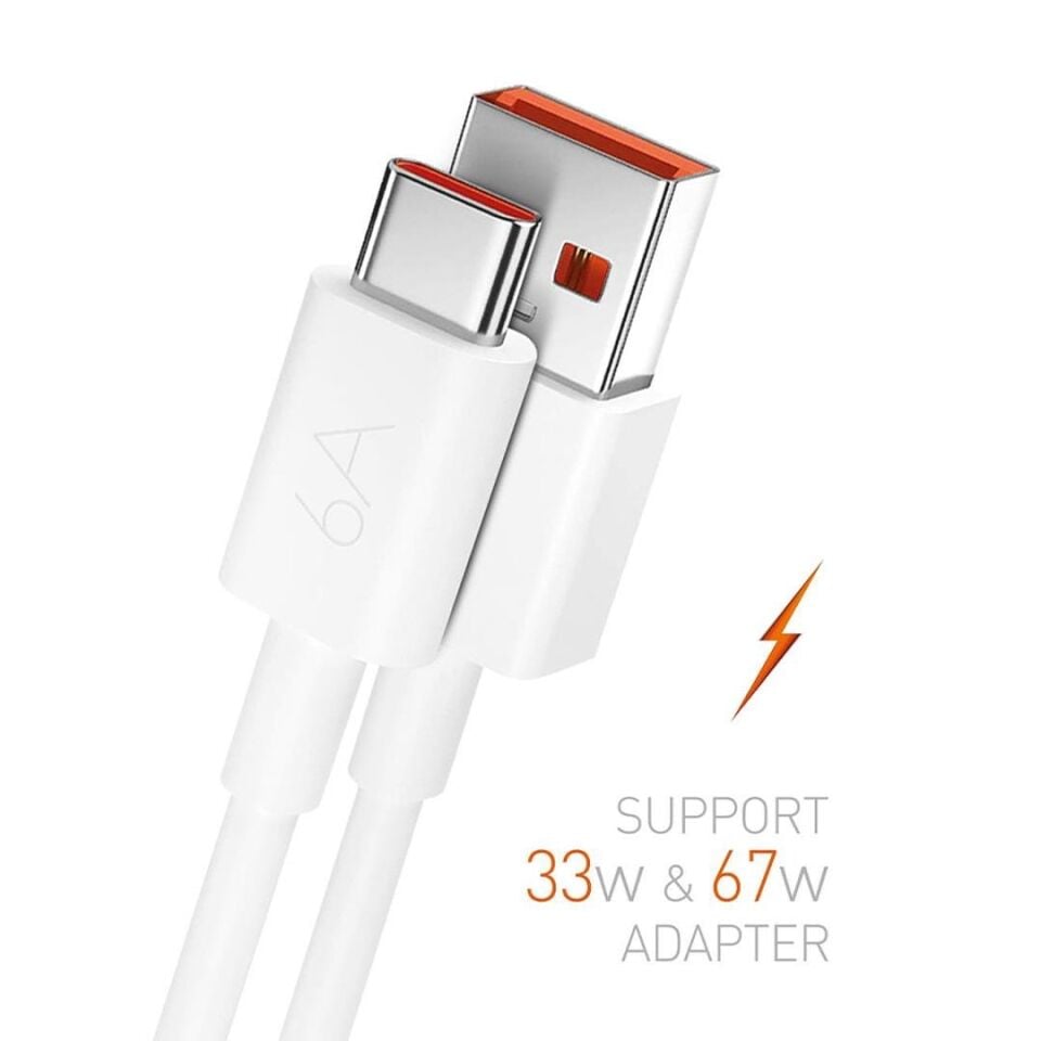 Powerway M6 Type-C To USB-A PD 1 Metre Şarj Data Kablosu