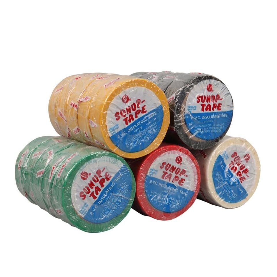 Sunup SN-27919 0.13X18mm 5 Renk İzole Elektrikçi Bant