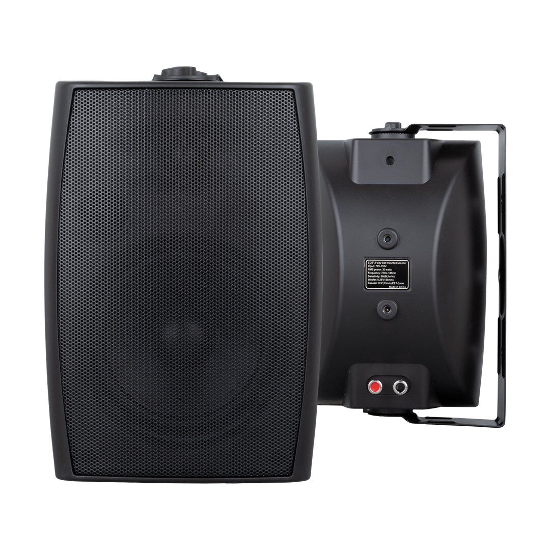 MagicVoice MV-20965 13 CM 110 Volt - 180 Watt 5'' İki Yollu Trafolu Siyah Sütun Hoparlör