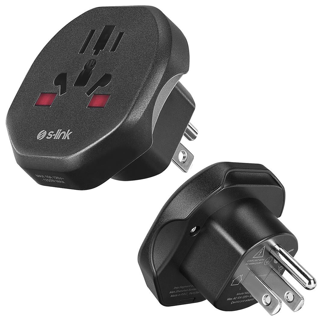 S-Link SL-WL05 Universal - Amerikan Tipine Çevirici Priz
