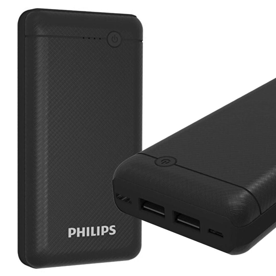 Philips DLP1720 CB 20.000 Mah 2XUSB Port Çıkış Powerbank