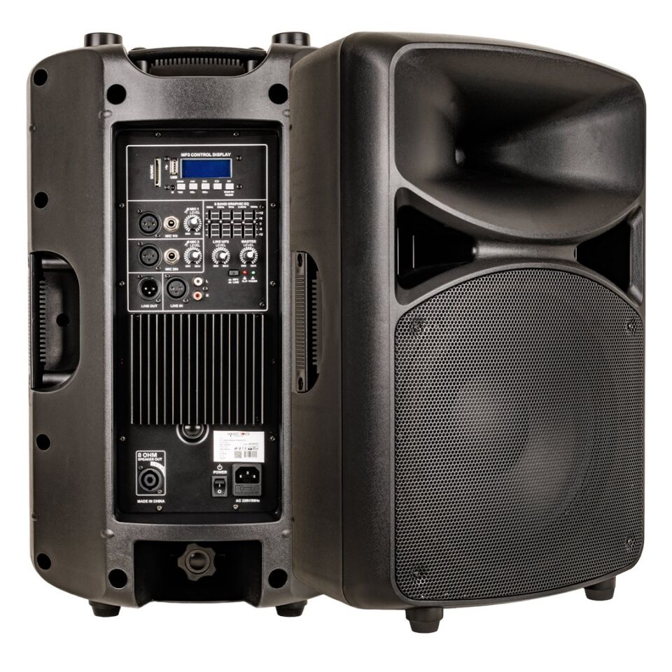 Magicvoice MV-20972 12'' 30 Cm 300 Watt Akti̇f Kabi̇n Hoparlör