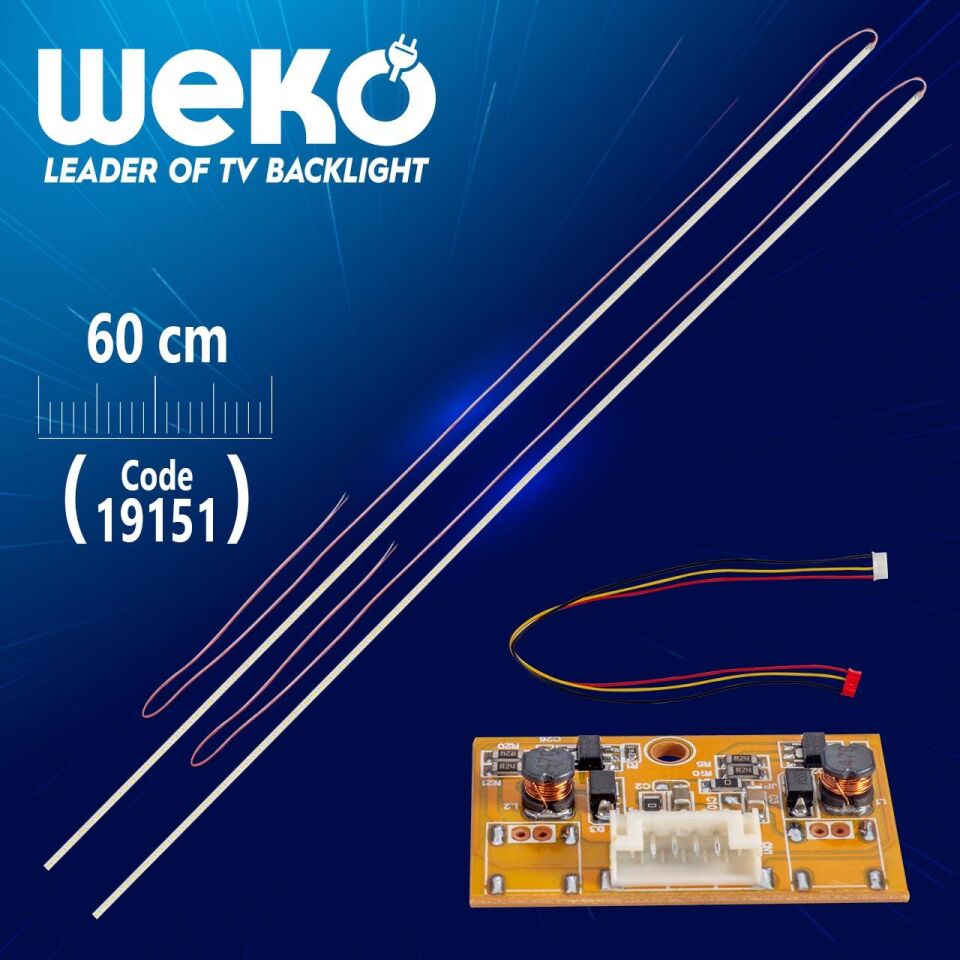 Universal 3'Lü Kesilebilir 60 Cm (42'' Altı İçin) 2 X Çubuk Eled - Driver