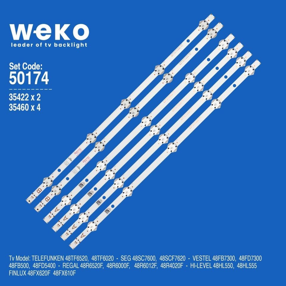 Wkset-5174 35422X2 35460X4 Svv480a16 6 Adet Led Bar