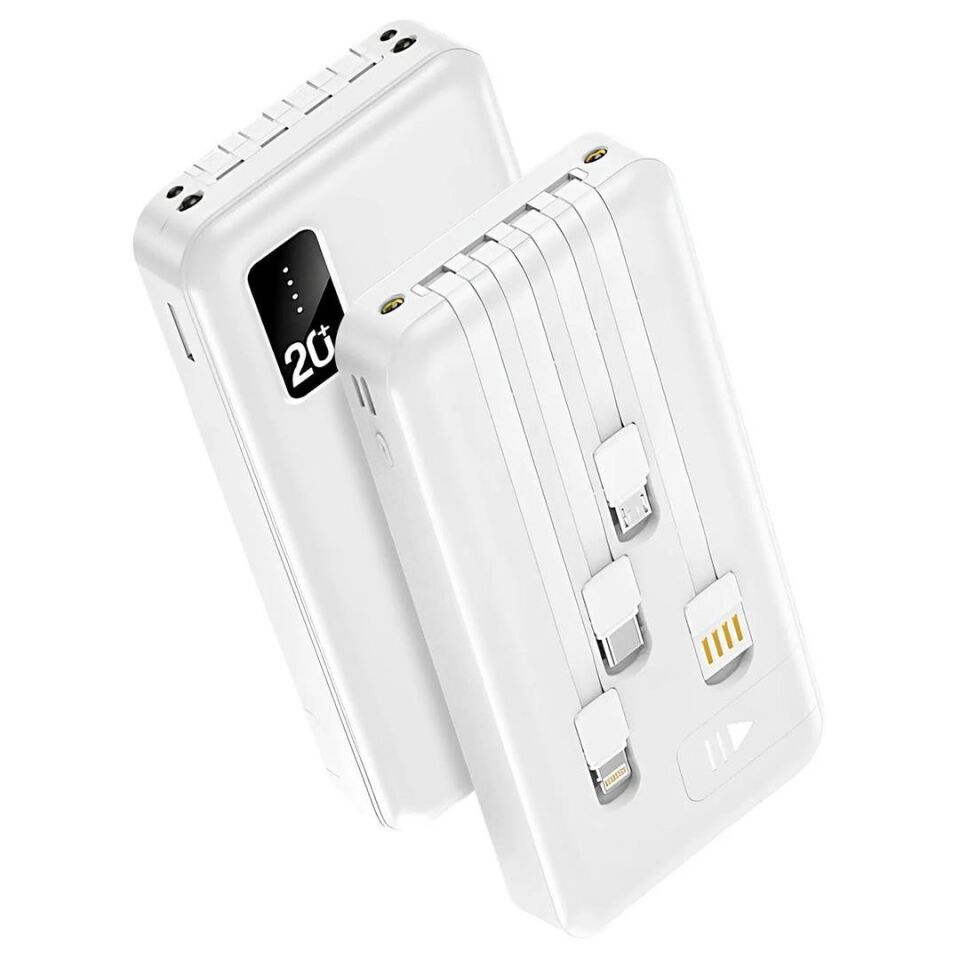 Powerway TX209 20000Mah Dijital Göstergeli Fenerli Powerbank