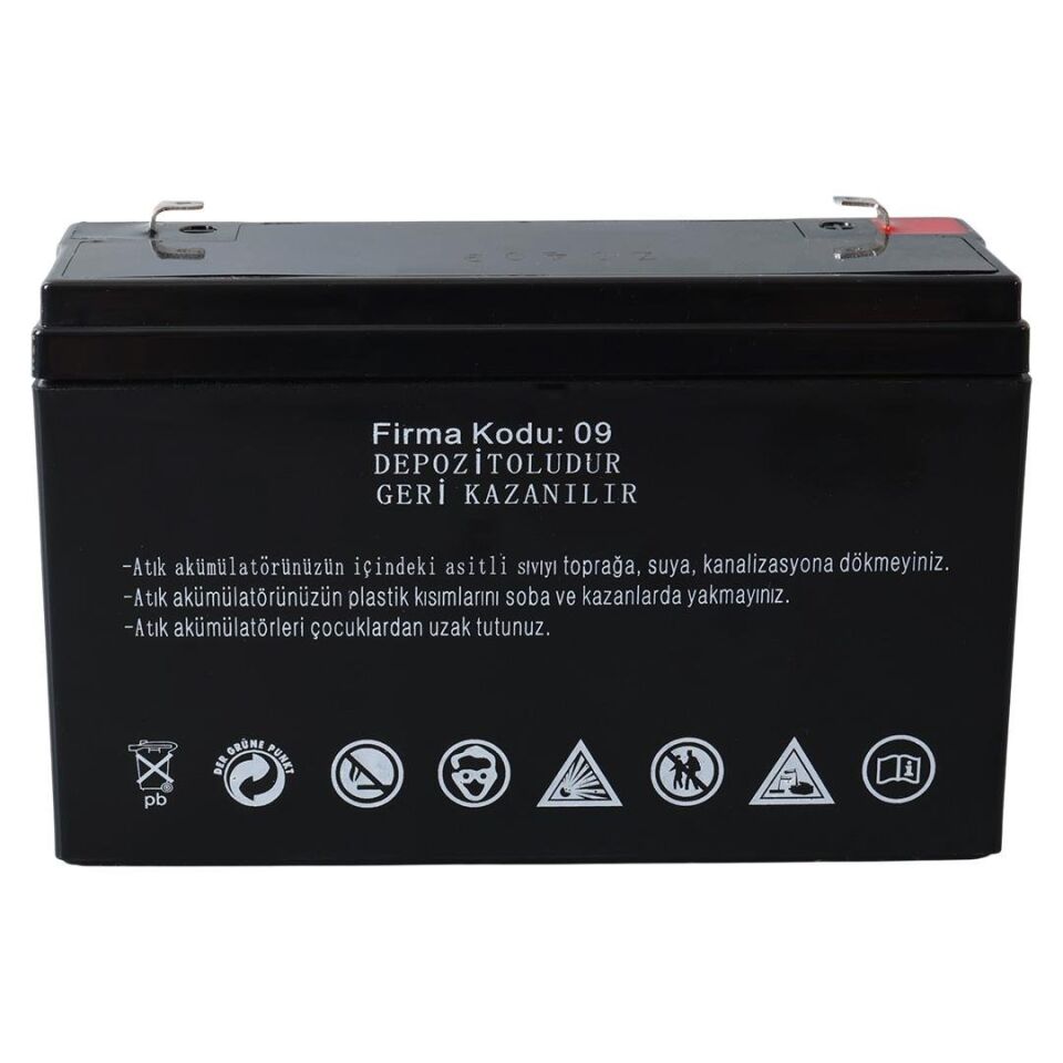 Atex AX6-12 6 Volt - 12 Amper Kuru Akülü Oyuncak Araba Aküsü