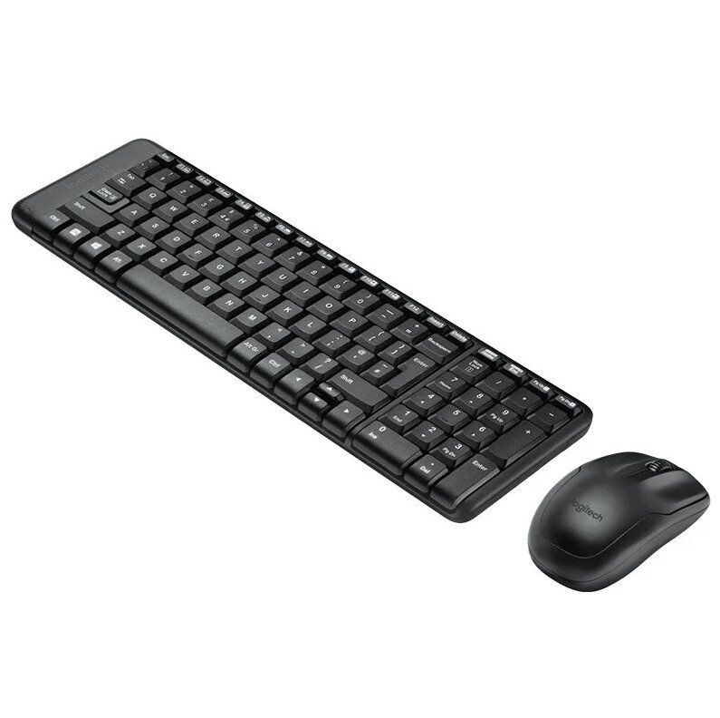 Logitech MK220 Q Tr Siyah Kablosuz Klavye Mouse Set