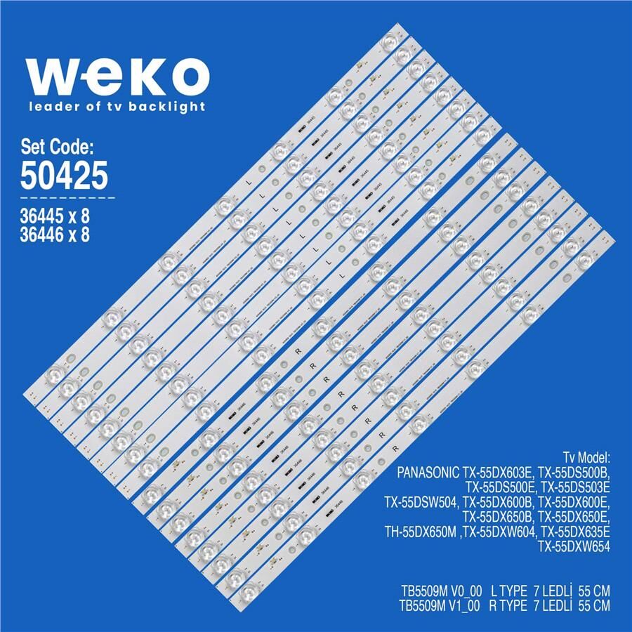 Wkset-5425 36445X8 36446X8 Tb5509m V0_00 16 Adet Led Bar