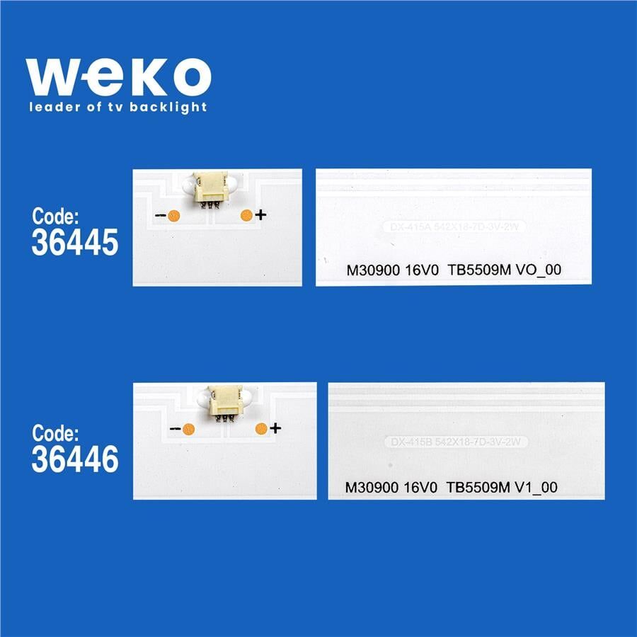 Wkset-5425 36445X8 36446X8 Tb5509m V0_00 16 Adet Led Bar