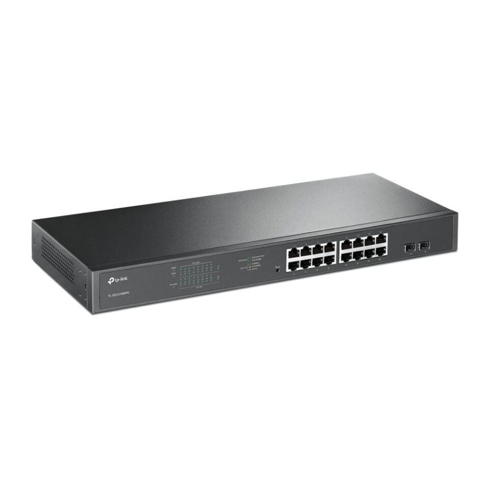 Tp-Link Tl-Sg1218mpe 16 Port Rackmount Poe Gigabit Switch