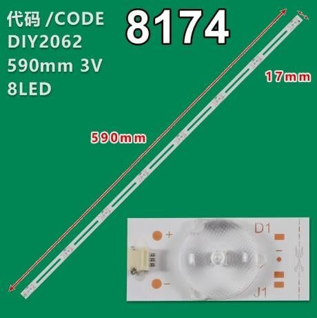 32Inch Universal Dled 3V 1W 8 Ledli 59 Cm 1,8 Cm No:1596