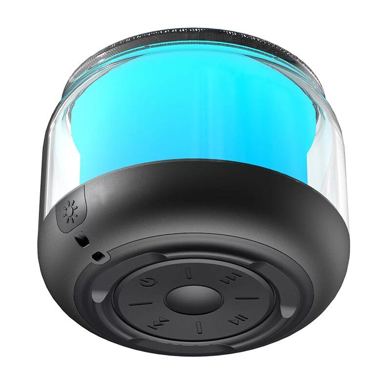 Magicvoice S-300 Şeffaf Camlı Renkli 5 Watt Taşınabilir Bluetooth Hoparlör