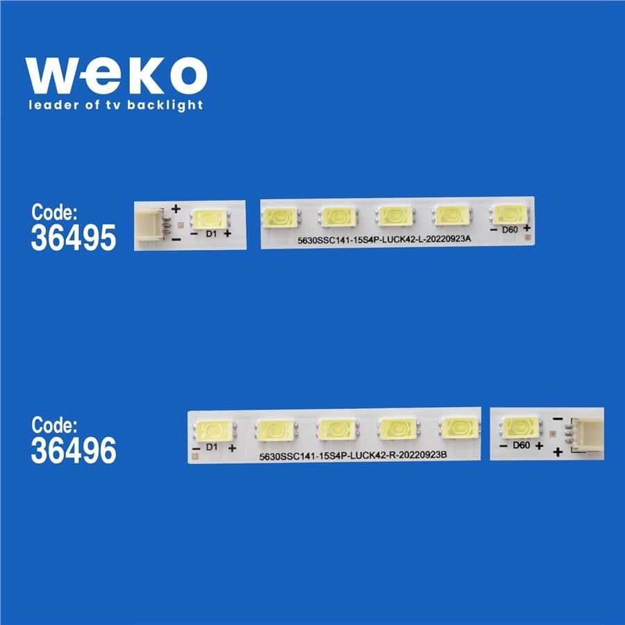 Wkset-5438 36495X1 36496X1 5630Ssc141-15S4P-Luck42 2 Adet Led Bar (60Led)