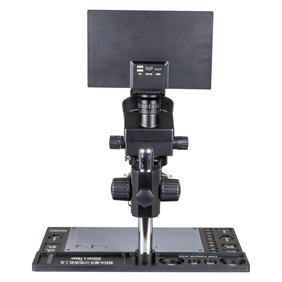 Weko 20-130X 28MP 60FPS 11.6 Inch Dijital Trinoküler Mikroskop