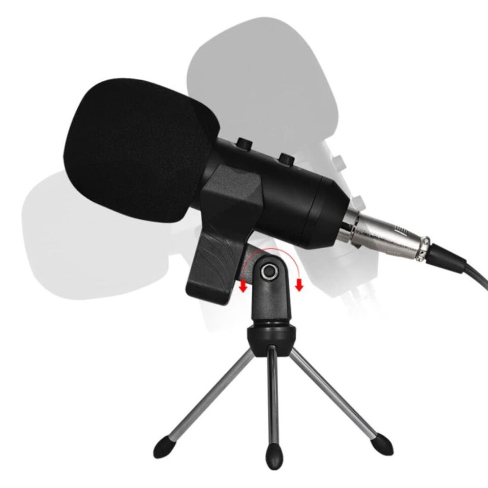 Haiki HK-100 3.5Mm 3 Metre Kablolu Masaüstü Mikrofon