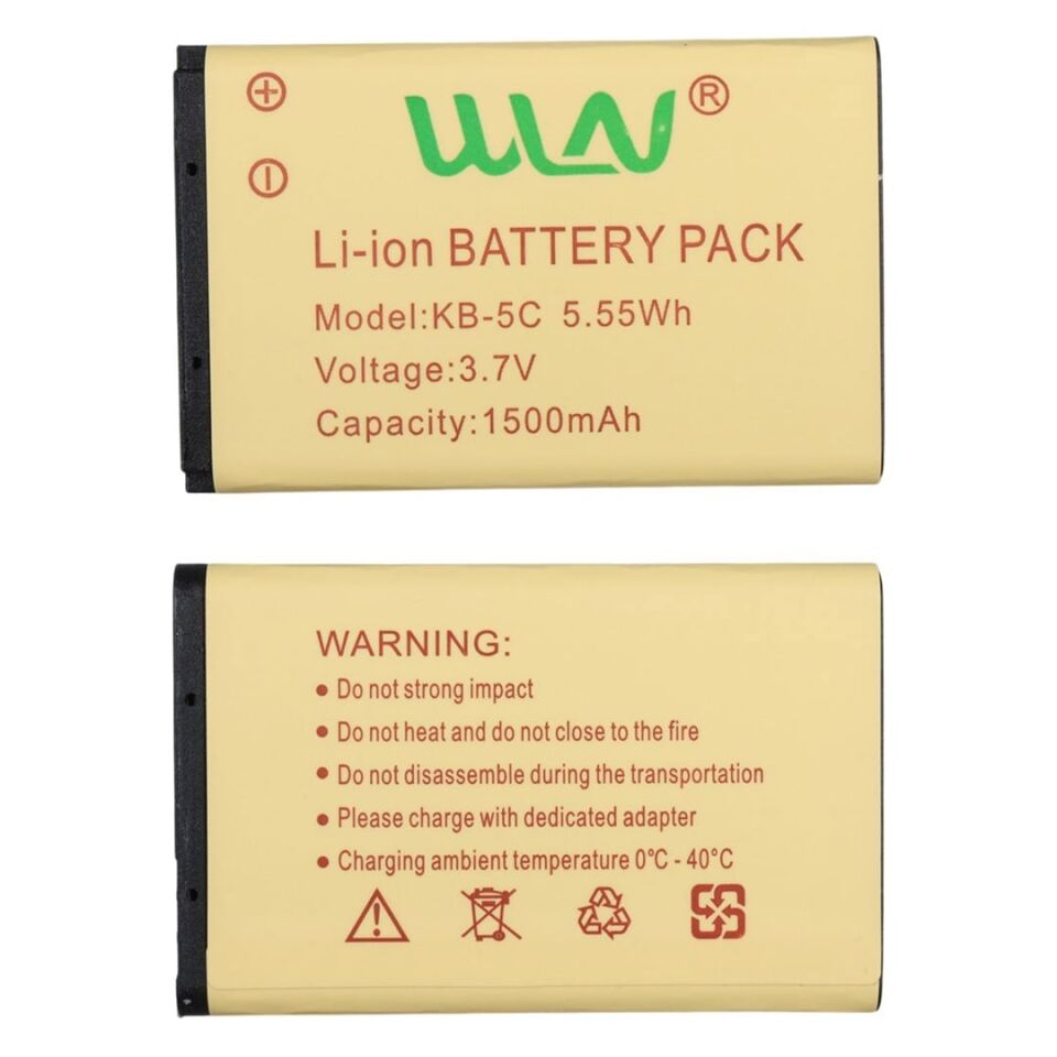 Wln KB-5C 3.7 Volt 1500 Mah 5.55WH Telsiz Batarya